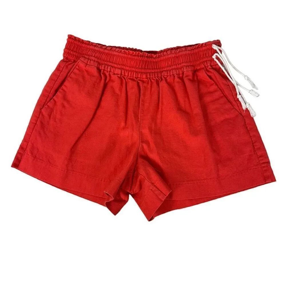 J. Crew Tie Side Drawstring Pull On Shorts size Small - Picture 1 of 7